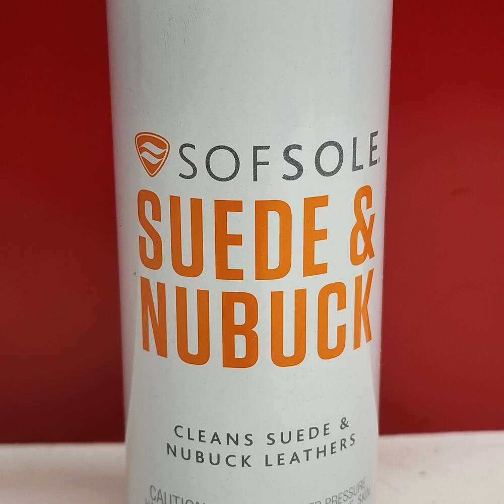 Sof Sole Suede and Nubuck Foaming Shoe Cleaner 9 oz with Brush Top